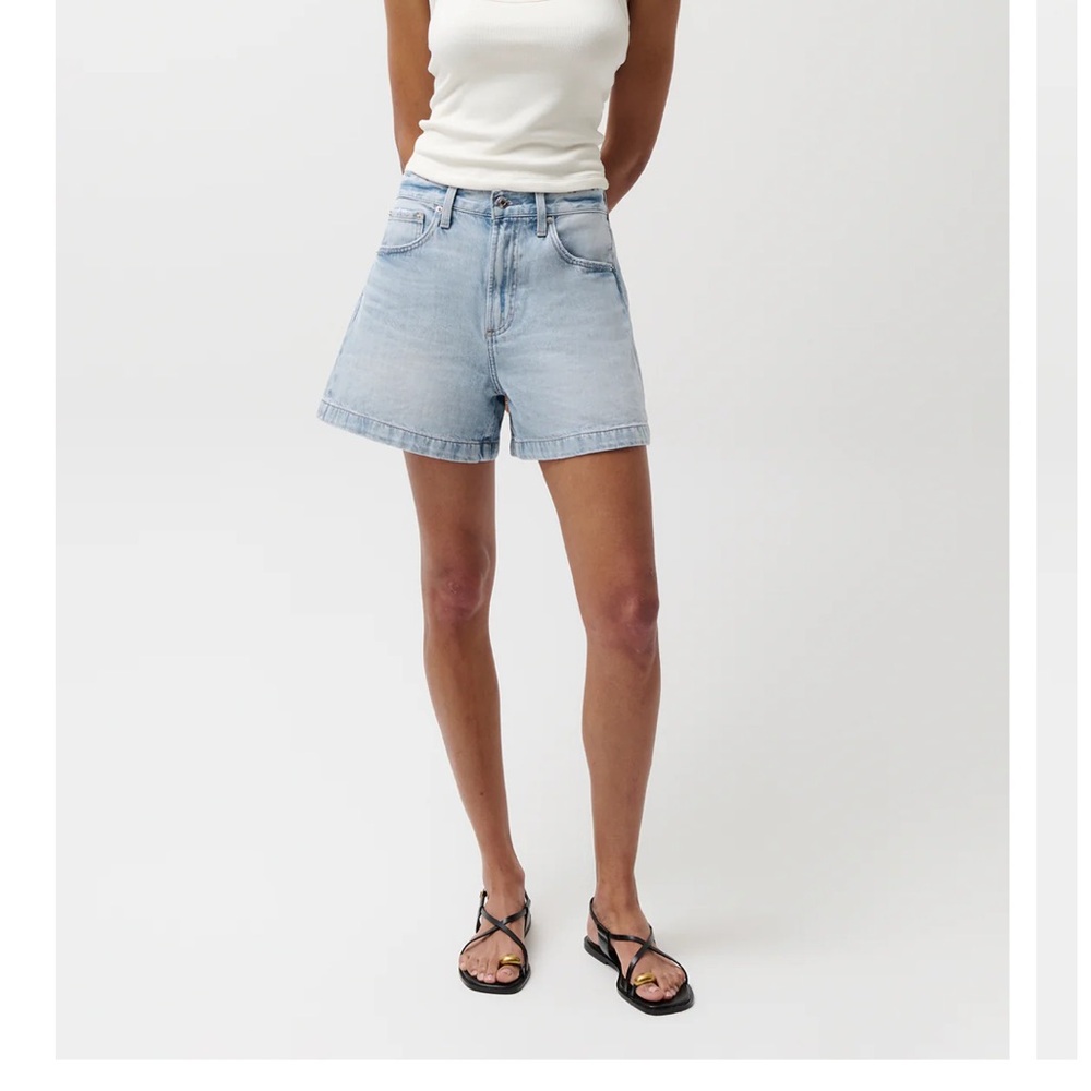 Pistola Light Wash Jean Shorts